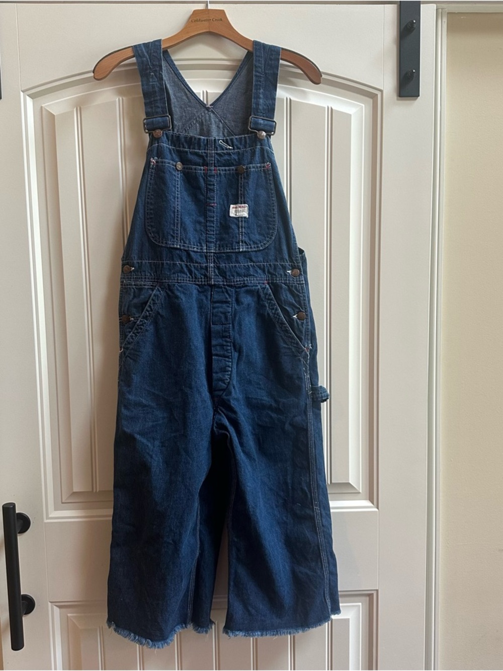Vintage Big Mac Union Made Denim Overalls Cropped Leg Sanforized USA Small? 6/8?